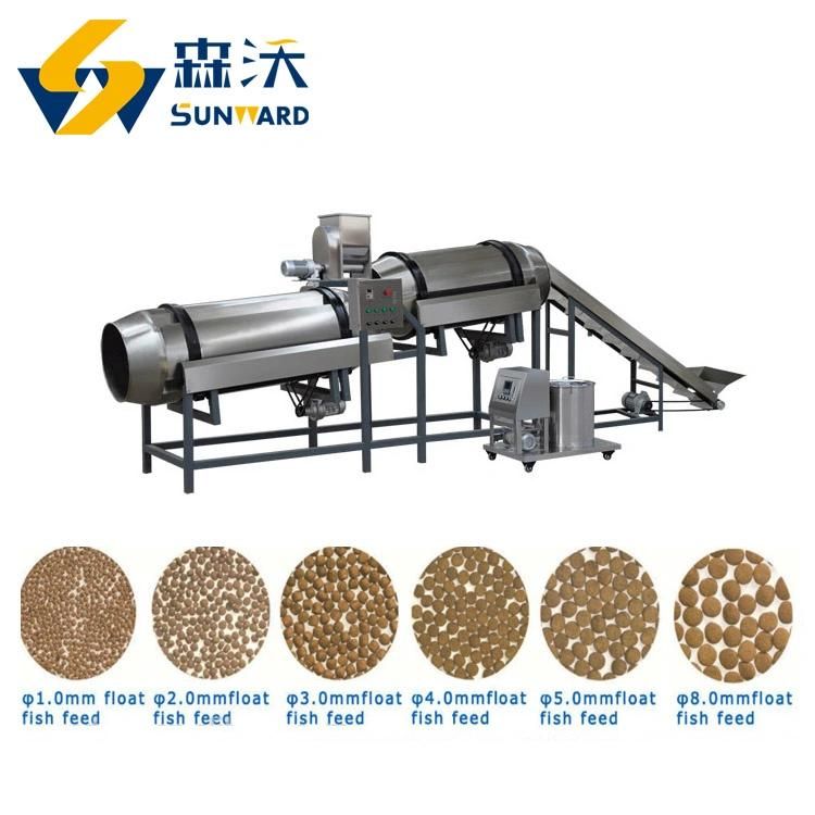 Made in China Pet Feed Extruding Machine Dry Animal Aquarium Floating Fish Feed Pellet Making Extruder