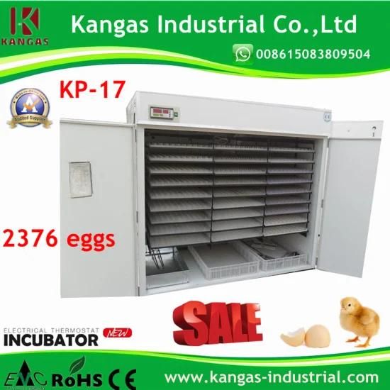2020 Best Selling Automatic Poultry Egg Incubator for 2376 Eggs (KP-17)