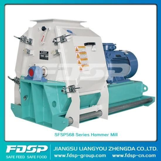 Poultry Feed Hammer Mill Machine with Grinding Chamber 400mm-Sfsp568-I