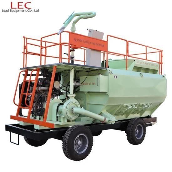 Hydroseeding Machine Used for Landscape Project