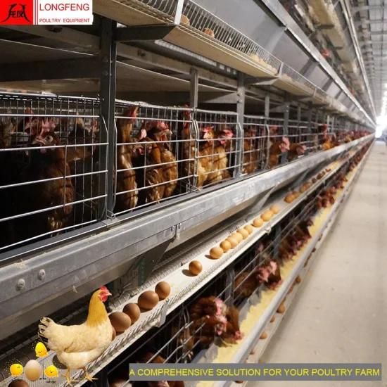 Hot Sale 1 Year Warranty Poultry Farm Chicken Cage 96 Birds-384 Birds Per Set, 3-12 Tires