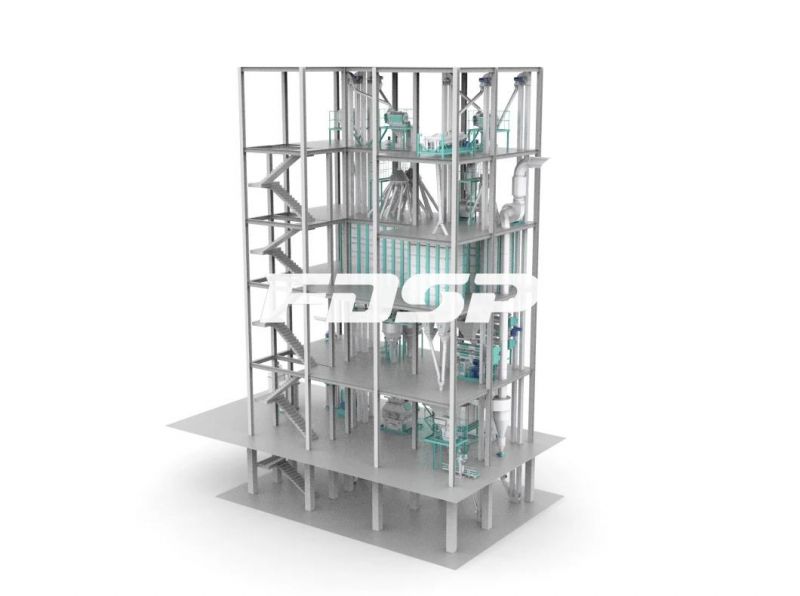Pig Feed Pellet Production Line with Large Capacity