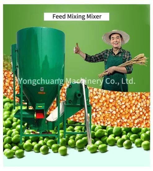 High Quality Poultry Feed Mixer Grinder Machine with Two Years Warranty