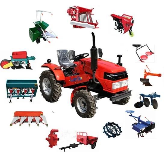 Lansu Factory Price Hot Sale 4 Wheels Drive Tractor Agricultural Farm Tractor