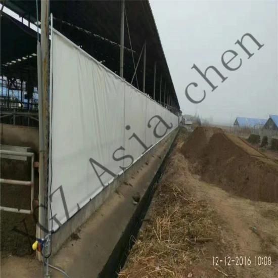 Newly-Developed Climbing Pole Chicken Curtain Curtain Lifting System