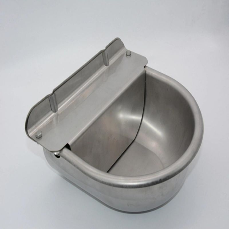 Adjustable Water Level 304 Stainless Steel Water Bowl 2L