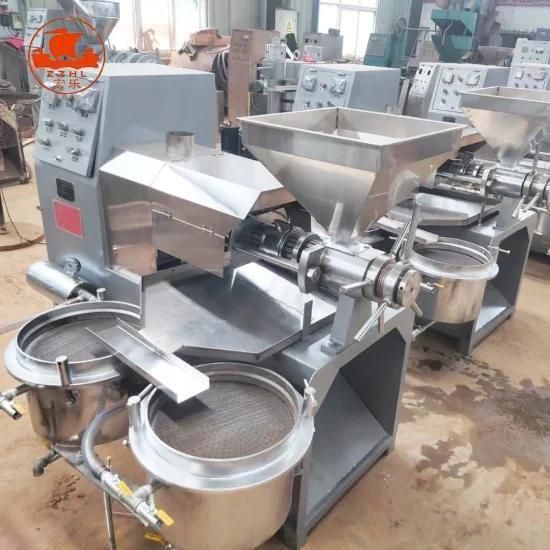 Automatic Sunflower Seed/Cottonseed/Soybean/Peanut/Rapeseed Screw Oil Press Processing ...