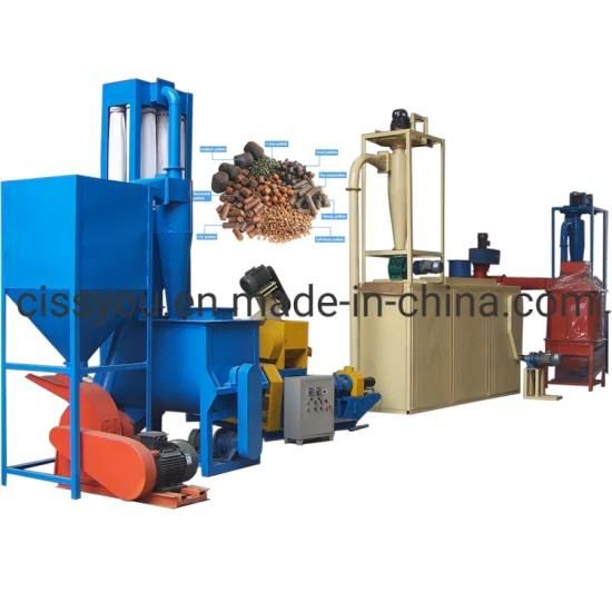 Fish Animal Pet Food Feed Pellet Mill Extruder Making Machine Production Line