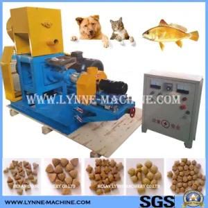 Puffing Pet/Dog/Cat Floating Fish Pellet Feed/Food Making Extruding Machine