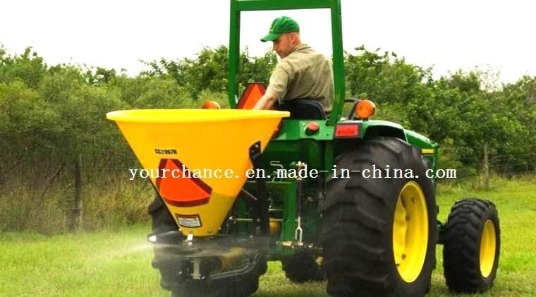 UK Hot Selling CDR600 25-50HP Tractor Hitched Pto Drive 600L Capacity Fertilizer Spreader Made in China