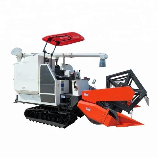 88HP Strong Power Crawler Rice Combine Harvester for Rice Wheat Harvesting
