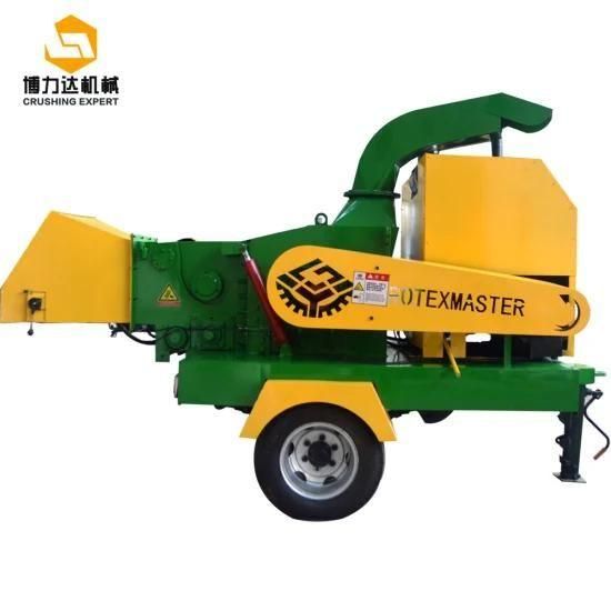 Forestry Machinery High Flexibility Diesel Power Wood Chipper with High Quality