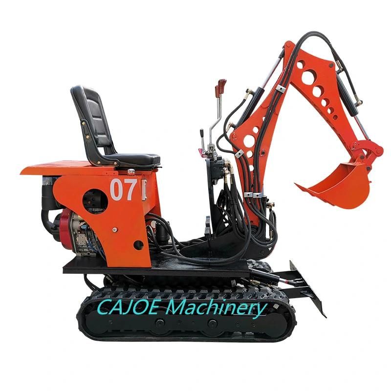 Simple Operation Mini Crawler Excavator/Mini Ground Digger Machine Towable Backhoe