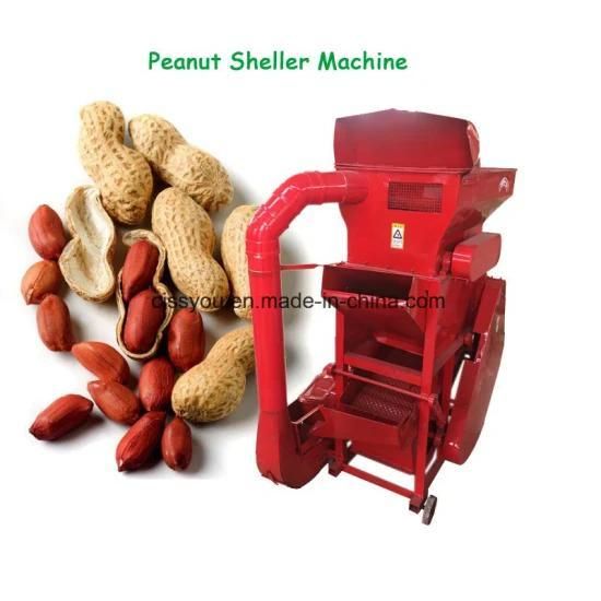 China Diesel Engine Peanuts Shelling Peanut Sheller Peeling Machine