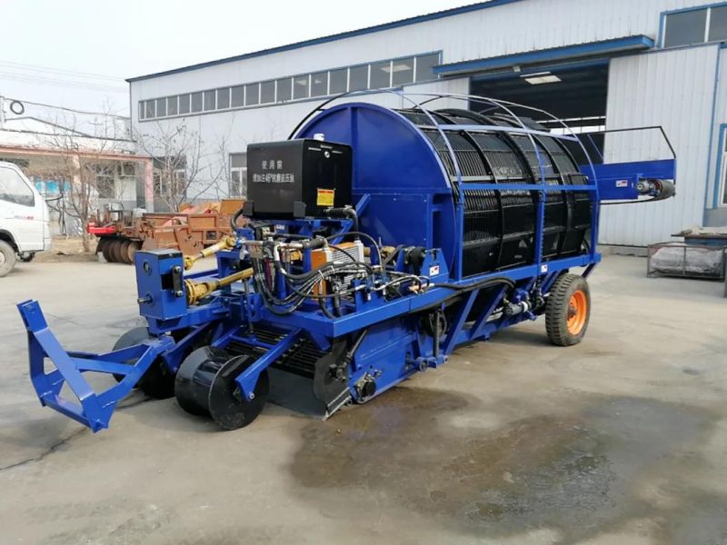 High Efficiency of Stone Cleaning Machine, Stone Sweeping Machine. Clods Pickup Machine, Picking up Machine, Rocks Collecting Machine with Self-Loading Truck