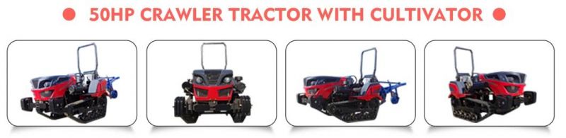 Popular High Power Advanced Small Tractor with Tracks 60 HP 90 HP Track Tractor