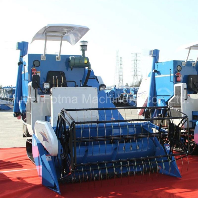 Self-Propelled Harvesting Machine Tracked Rice & Wheat Combine Harvester (4LZL-4.0)
