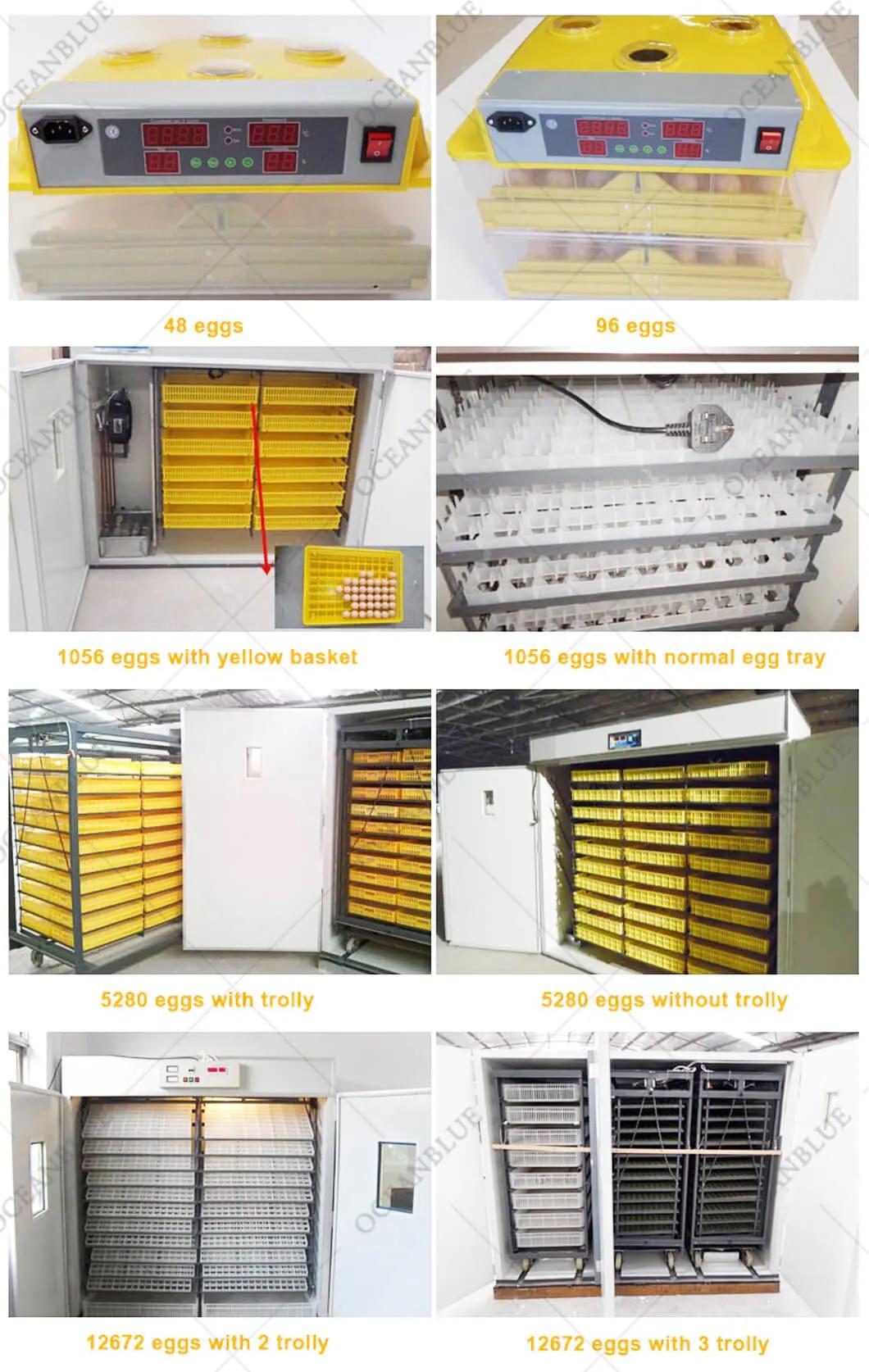 Digital Temperature Humidity Multifunction Mini Small Size Industrial Fully Automatic Poultry Chicken Egg Hatching Incubator for Farm Quail Goose Turkey Bird