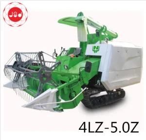 4lz-5.0z Best Grade Crawler Type Rice Wheat Combine Harvesting Machine