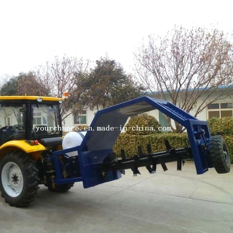 Australia Hot Selling Zfq200 Tractor Trailed Compost Windrow Turner Towable Behind Compost Turner Organic Cow Sheep Dung Chicken Pig Manure Mushroom Turner