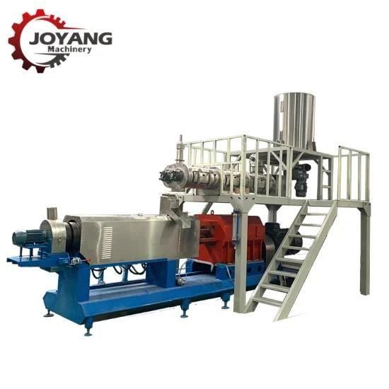 Inflated Fish Feed Pellet Machine Floating Fish Food Sinking Shrimp Fodder Production ...