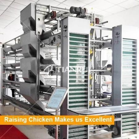 Fully automatic layer chicken cage for poultry farms