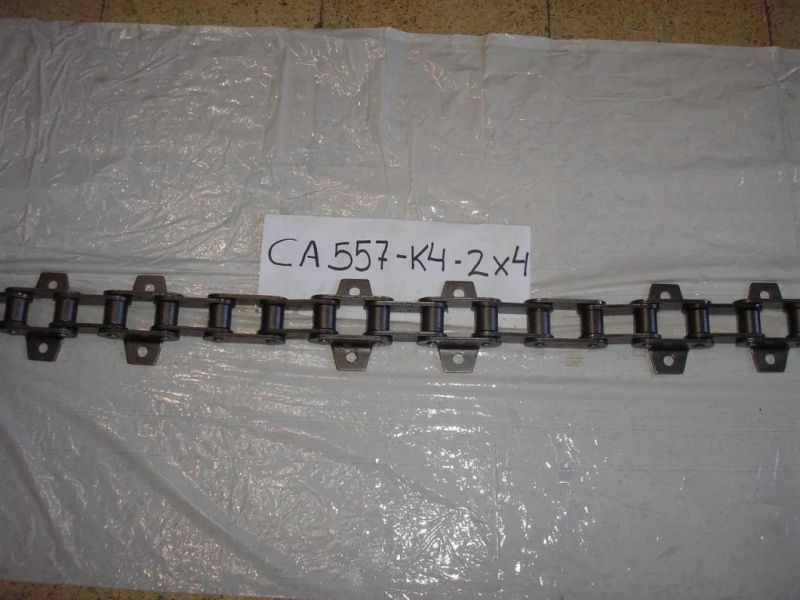Ca557 K4 Agricultural Stainless Steel Conveyor Chain with Attachment
