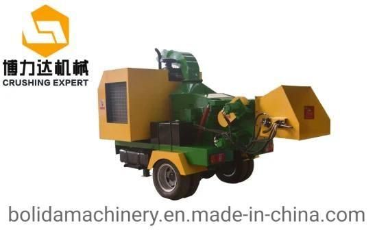 Mobile Wood Chipper for Making 3-5cm Wood Chips