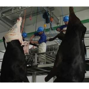 Halal Slaughter with Cattle Cow Slaughterhouse Equipment Machine