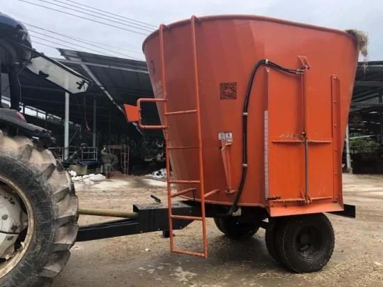 Best Vertical Cattle Feed Mixer Tmr Wagon for Tractor