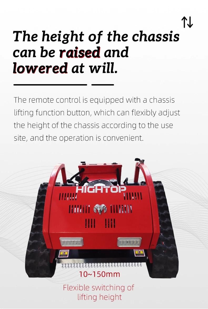 Commercial Robot Power Zero Turn Wheels Deck RC Lawn Mower