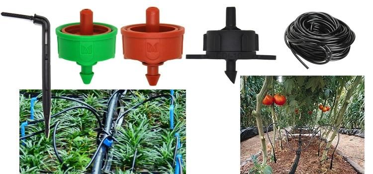 Drip Irrigation Bent Arrow Dripper with Tube and PC Dripper for Garden DIY Kits