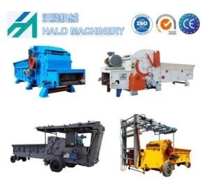 Complete Wood Straw Cutting Production Line Comprehensive Mobile Crusher with Low Price