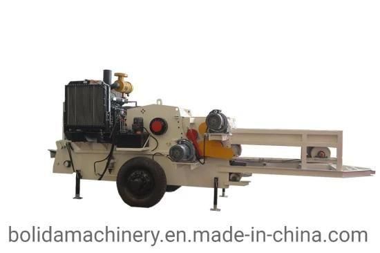 Easy to Operate and Good Capacity Mobile Wood Chipper with 180 HP Diesel Engine