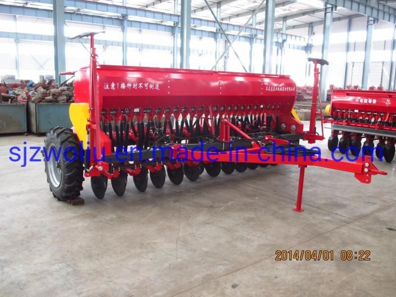 High Efficiency 24 Rows Grain Drill Seeder, Wheat, Rape, Sorghum Drill Seeder, Agricultural Seeder