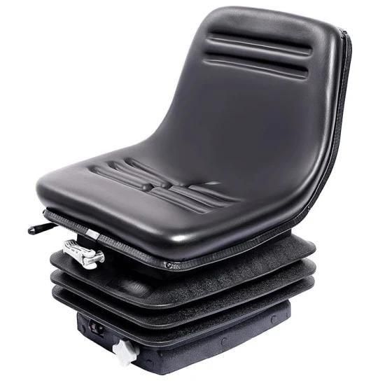 Universal Tractor Suspension Seat with Sliding Rails Adjustable, Waffle Style, Fits for ...