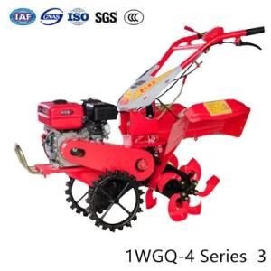 Agriculture Dry Cultivating Diesel Gasoline Rotary Power Tiller Hand Tractor