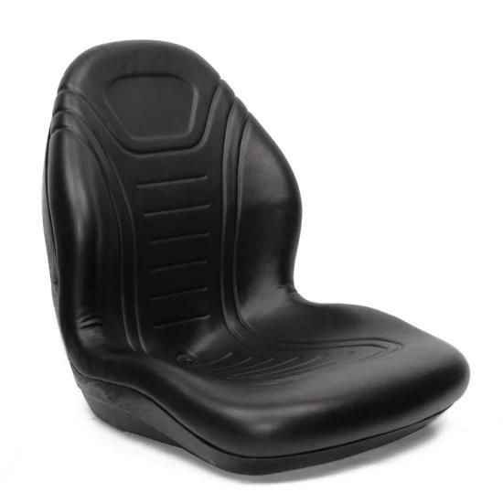 Universal Tractor Seat Replacement, Compact High Back Mower Seat Pair, Black Vinyl ...