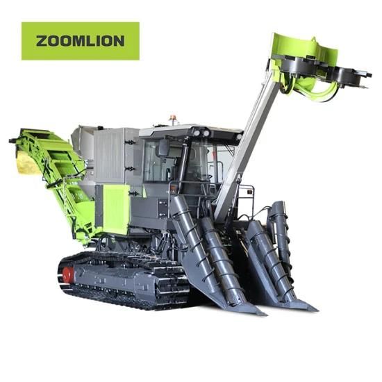 Zoomlion 230HP As60t Elevator Type Cut-off Crawler-Type Sugarcane Harvester Cummins Engine