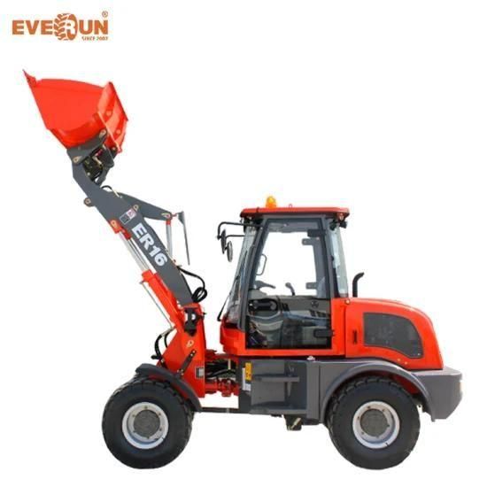 Ce &amp; EPA Approved 1.6t Small Loader with Wooden Forks