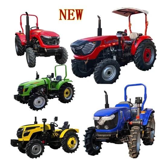 China Agricultural Machinery Manufacturer 40HP 4X4 4WD Wheel Mini Farm Tractor