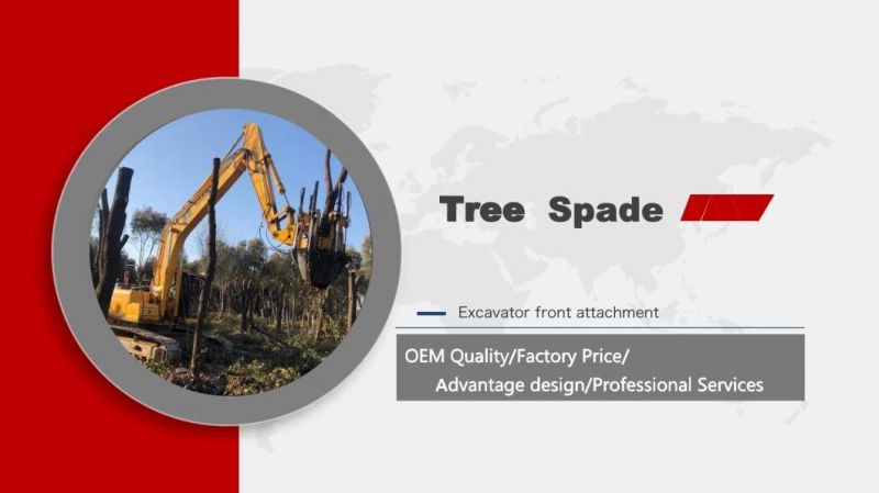 Tree Spade Moving Machine with Excavator with Factory Price/Tree Spade