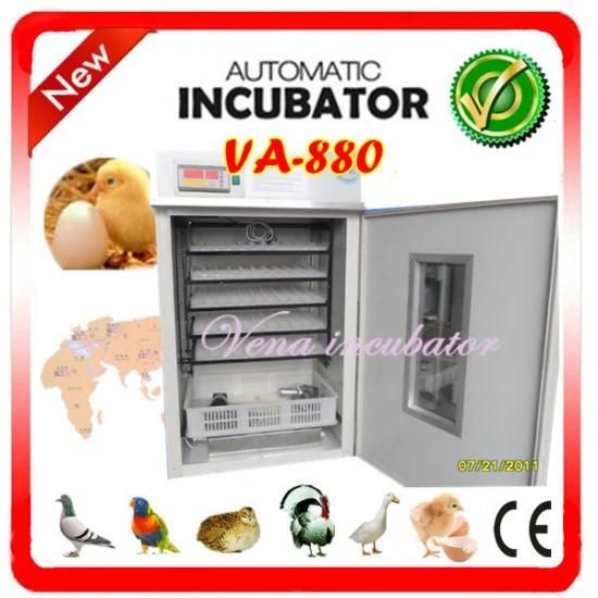 800 Eggs CE Approved Fully Automatic Chicken Egg Incubator
