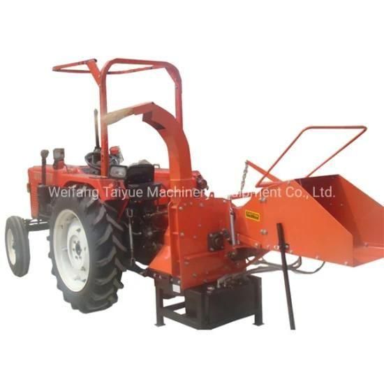 Tractor Pto Driven Th-8 Wood Chipper, Wood Chipper Shredder with 8 Inches Capacity