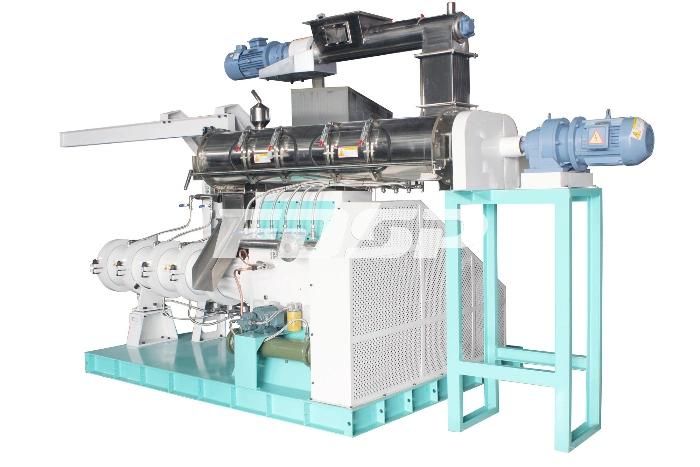 Single Screw Steam Extruder Corn Soybeans Extruding Equipment