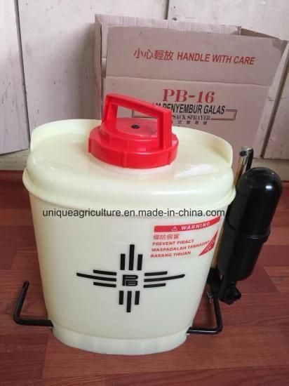 16 Liters Poly Hand Sprayer, Knapsack Manual Sprayer