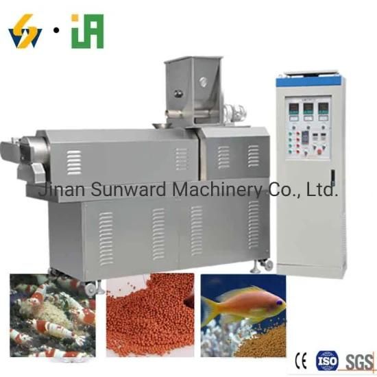 Stainless Steel Small Fish Food Making Machine Floating &amp; Sinking Fish Feed Extruding Line