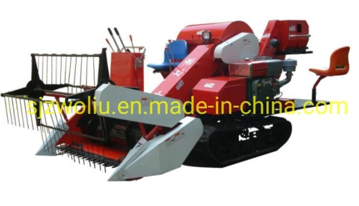 Hot Sale of Paddy Rice Combine Harvester Machine, Crawler Rice & Wheat Combine Harvester, Farm Machine