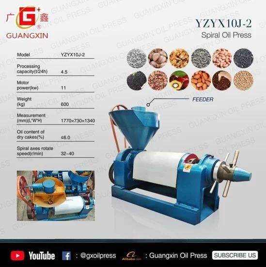 High Performance Guangxin Cold Press Peanut Seed Oil Extraction Machine