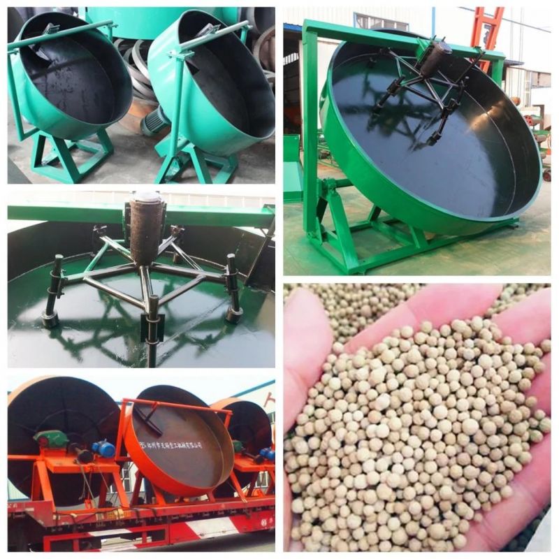 High Capacity Pan Sludge Fertilizer Granulator